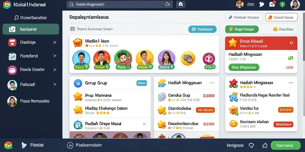 Screenshot memperlihatkan saat melakukan level-up dalam permainan.