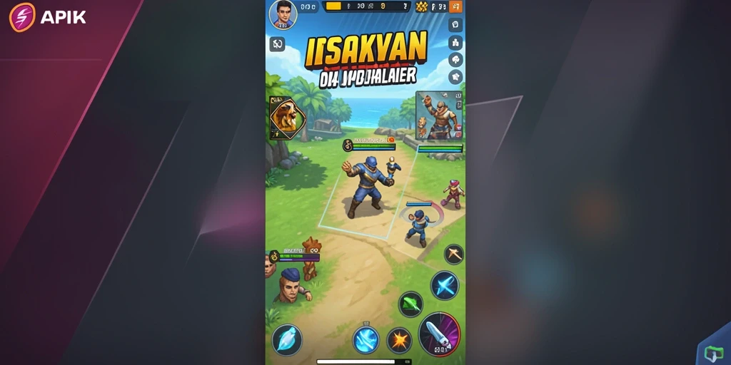Tampilan karakter unik dan menawan dalam permainan.