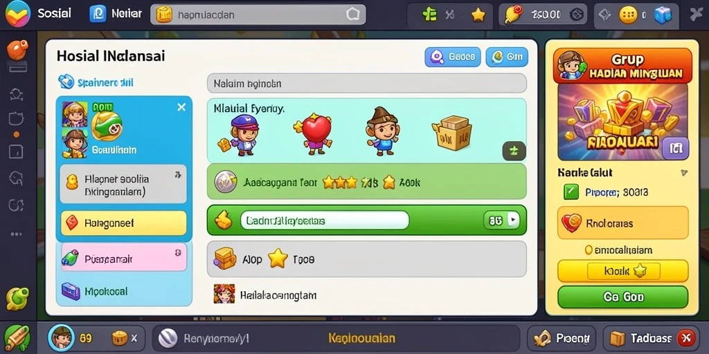Fitur multi-player yang memungkinkan bermain bersama teman.