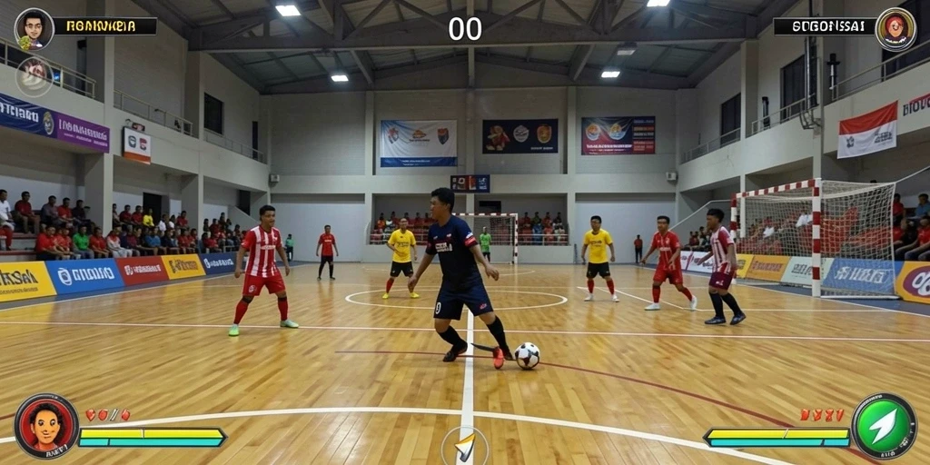 Screenshot dari level yang menantang dan menarik.
