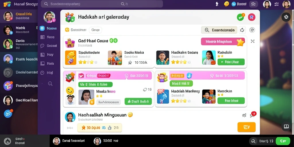 Momen seru saat menyelesaikan tantangan.